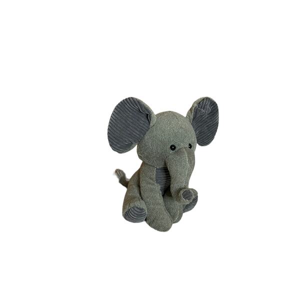Gray Plush Elephant Stuffed Animal - Humphrey toys nursery decor - Picture 3 of 12